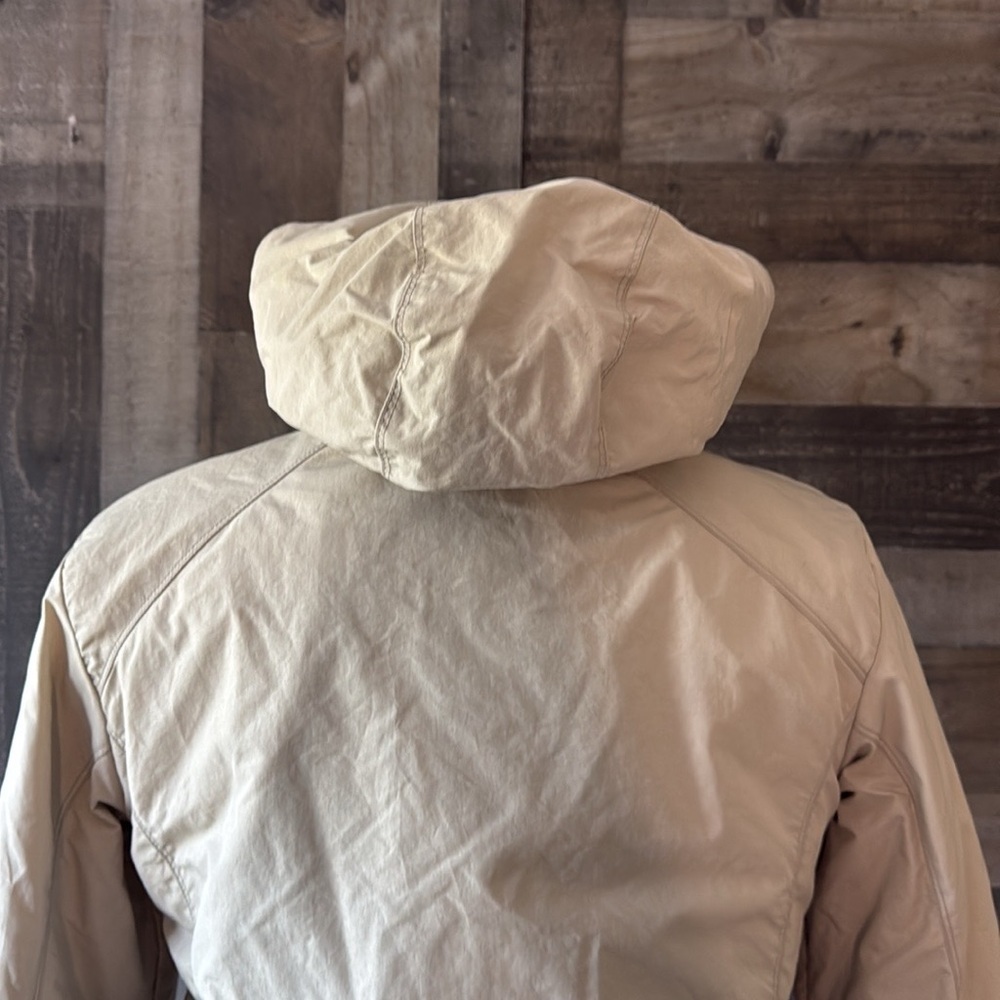Men’s Eddie Bauer zip up hoodie jacket large waterproof fleece lined outdoor - Picture 6 of 12